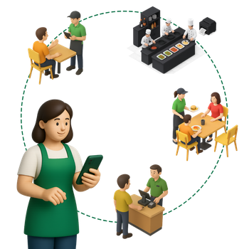 ลดปัญหาระหว่างหน้าร้านกับหลังครัว